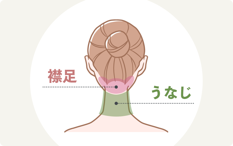 襟足とうなじ